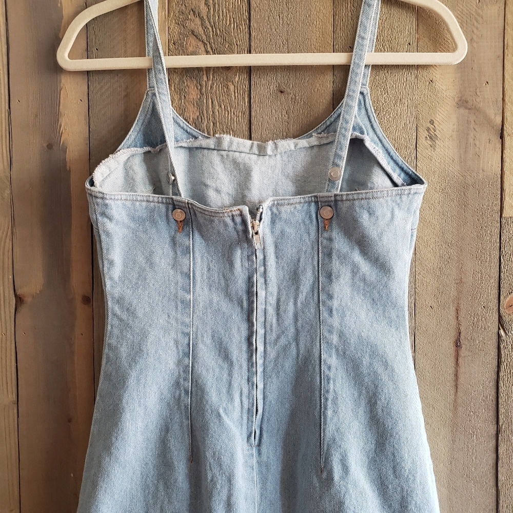 Forever 21 Dress S Small Denim Sleeveless NWT - Picture 5 of 8